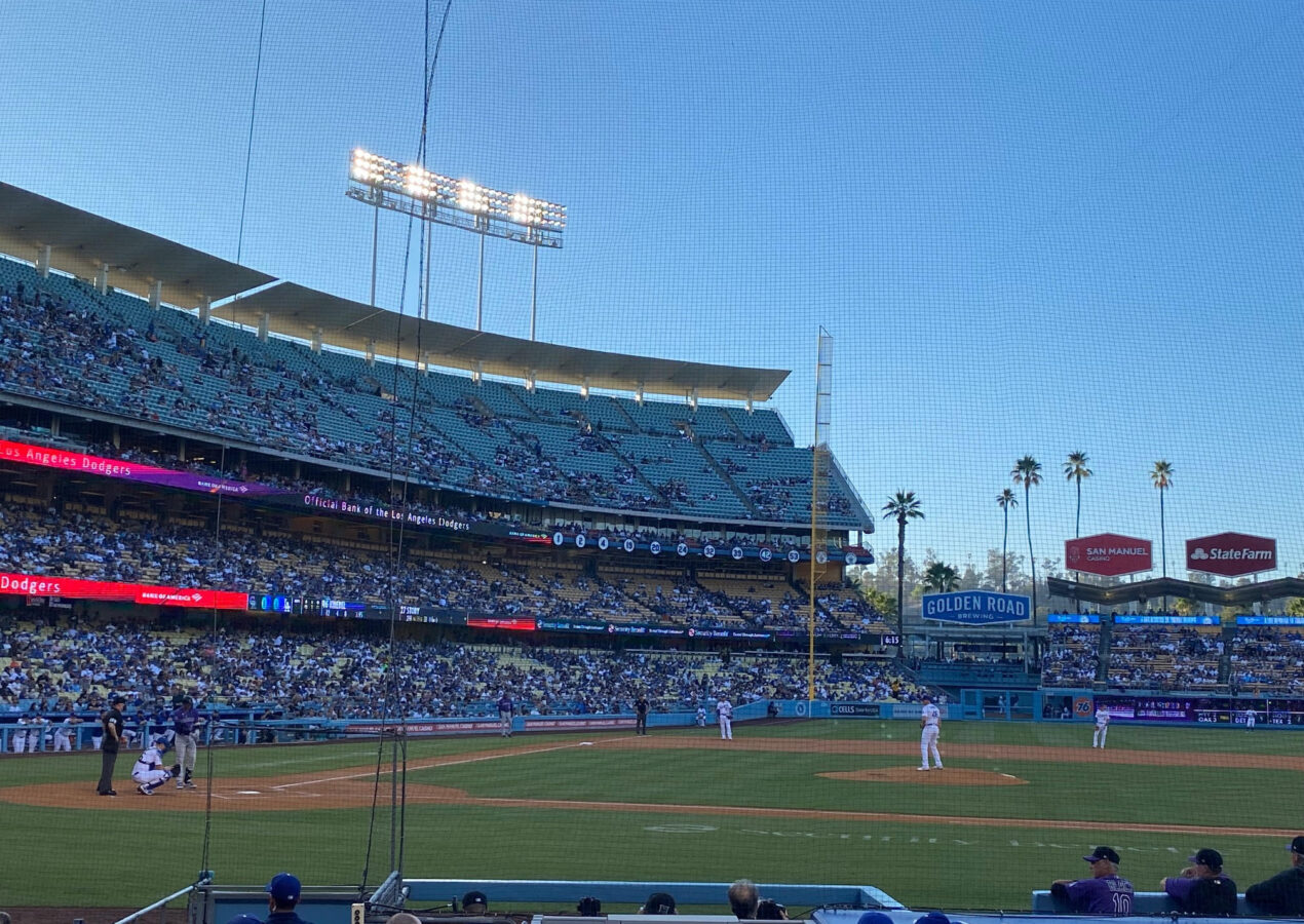 Go Blue at Dodger Stadium.