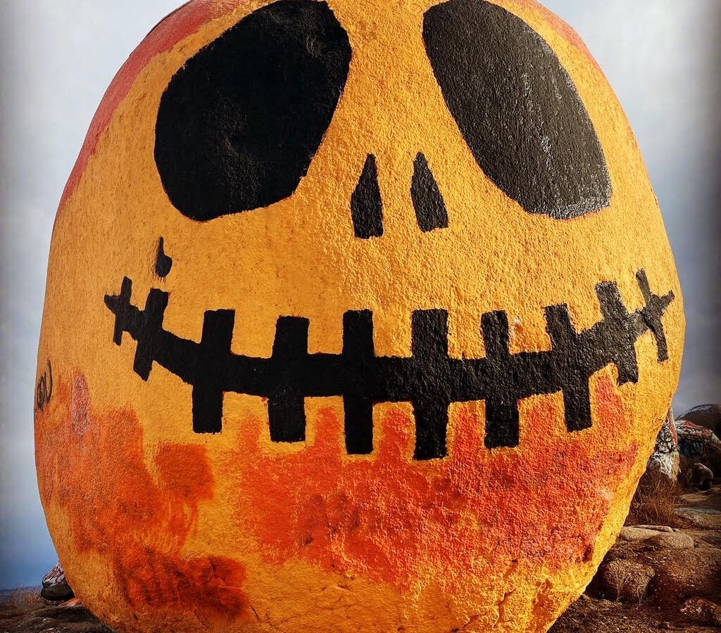 Give your friends pumpkin to talk about – Visit the Pumpkin Rock Trail like we did.