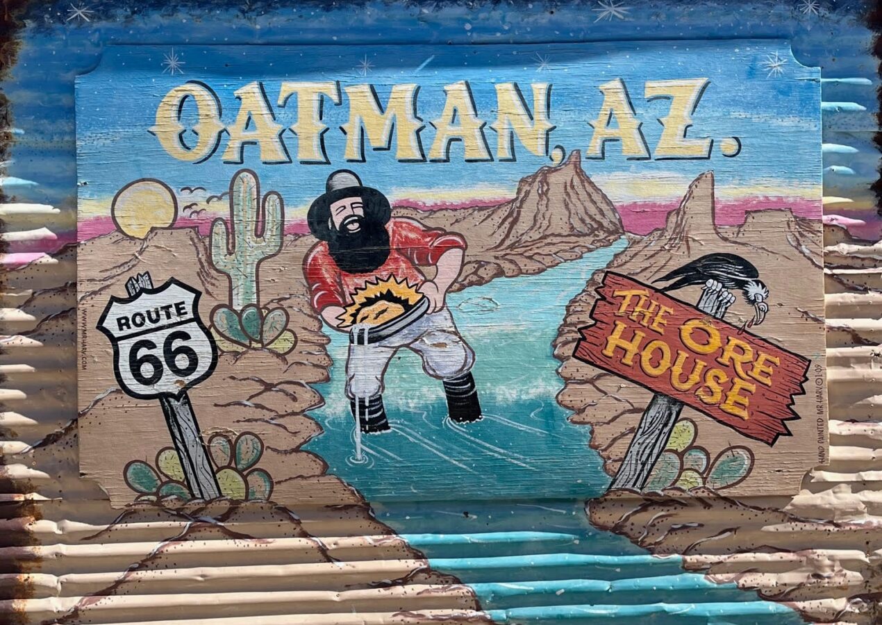 Oatman, Arizona – Population: Burros.